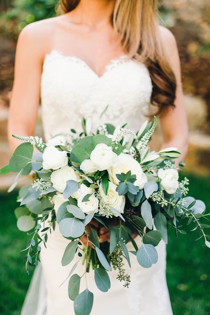 Bridal Bouquet - White Garden Style